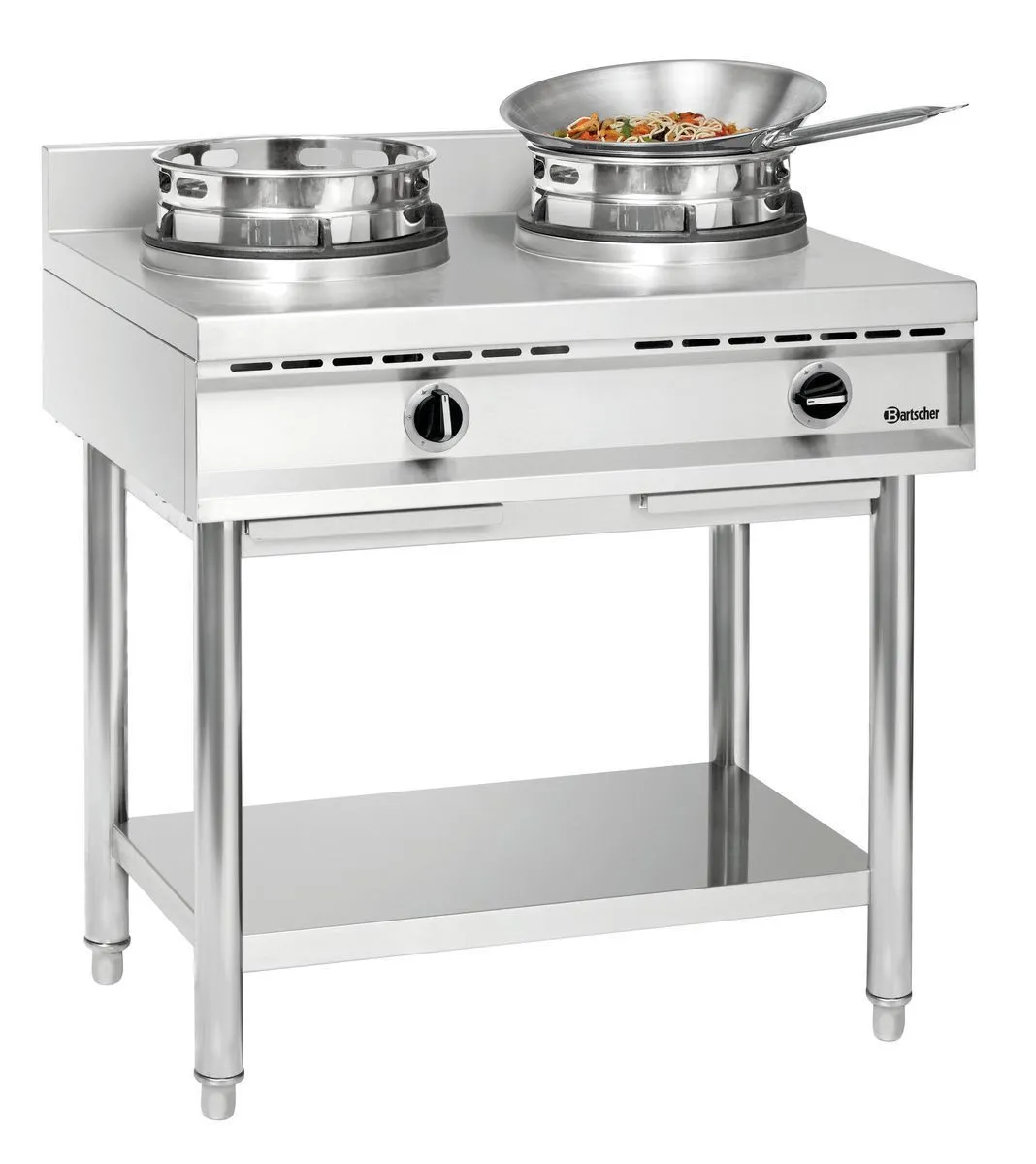 Cucina Wok a Gas - 2 Bruciatori