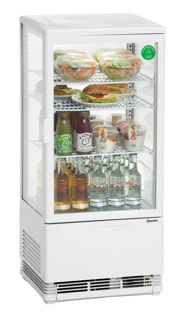 Mini Vetrina Refrigerata - 78 L Bianca