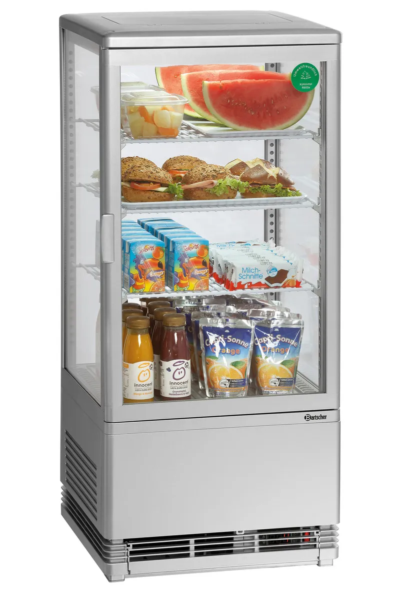 Mini Vetrina Refrigerata - 78 L Argento