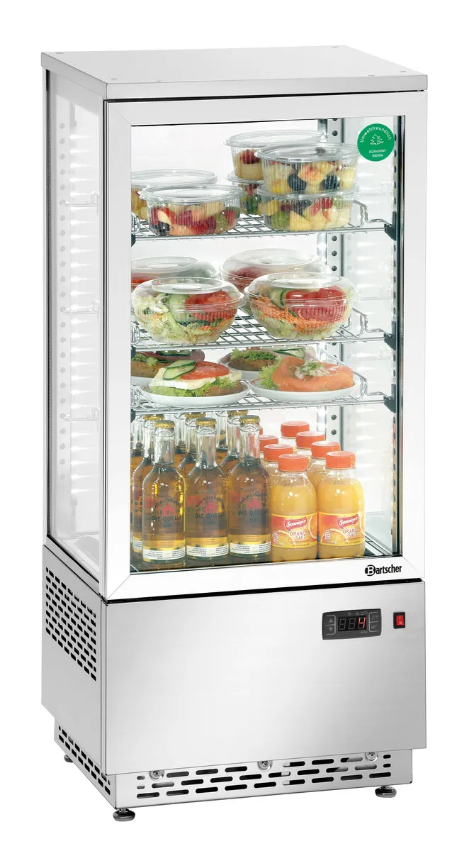 Mini Vetrina Refrigerata - 78 L Inox