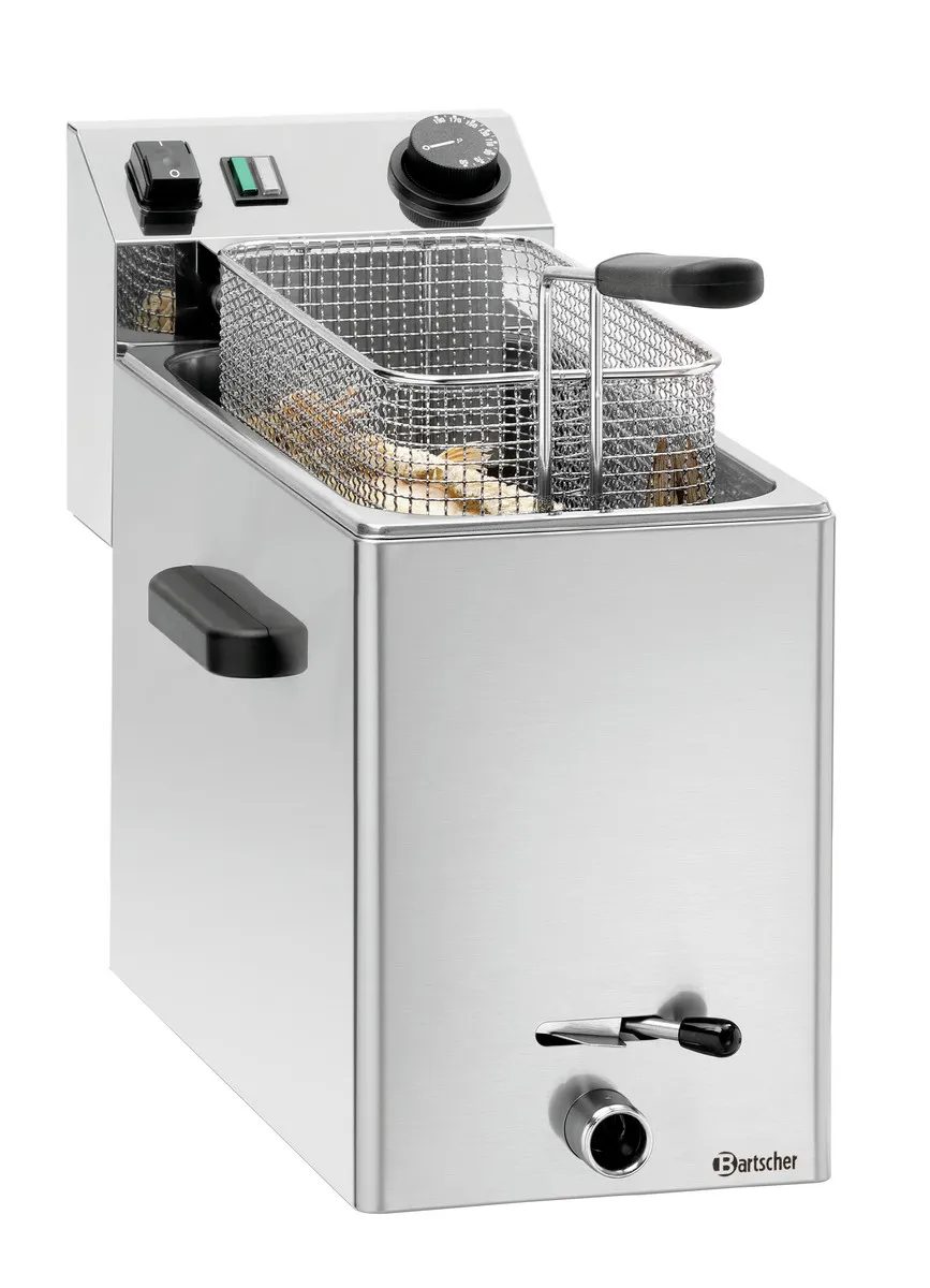 Friggitrice Elettrica SNACK XL Plus con Rubinetto di Scarico - 8 L