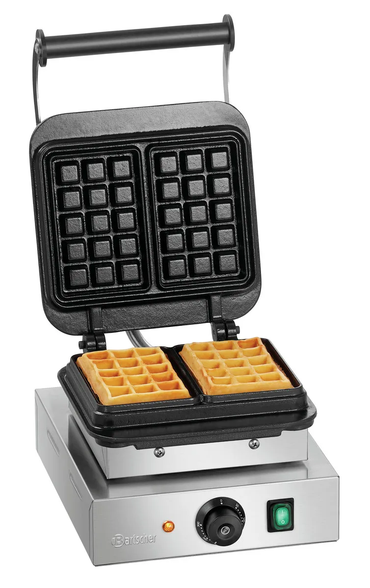 Piastra per waffle professionale - 2 waffle di Bruxelles