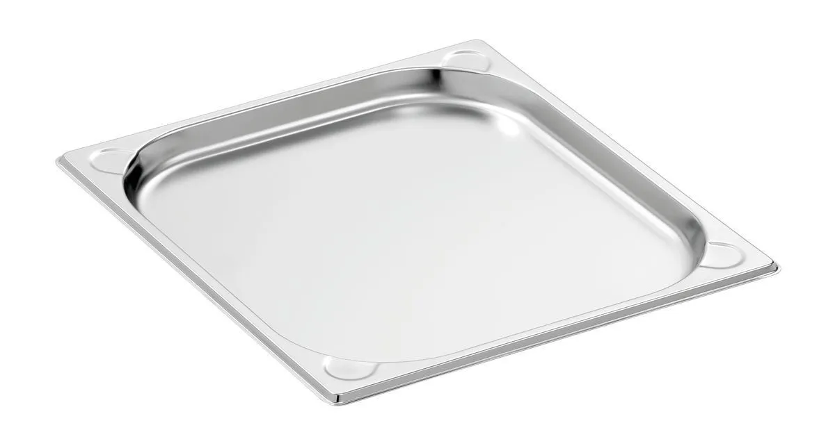 Bacinella Gastronorm GN 2/3 Inox - Profondità 20 mm - 2,3 L