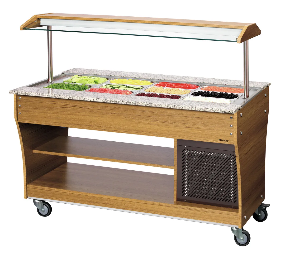Buffet/Bar Insalate Refrigerato - 4 x GN 1/1