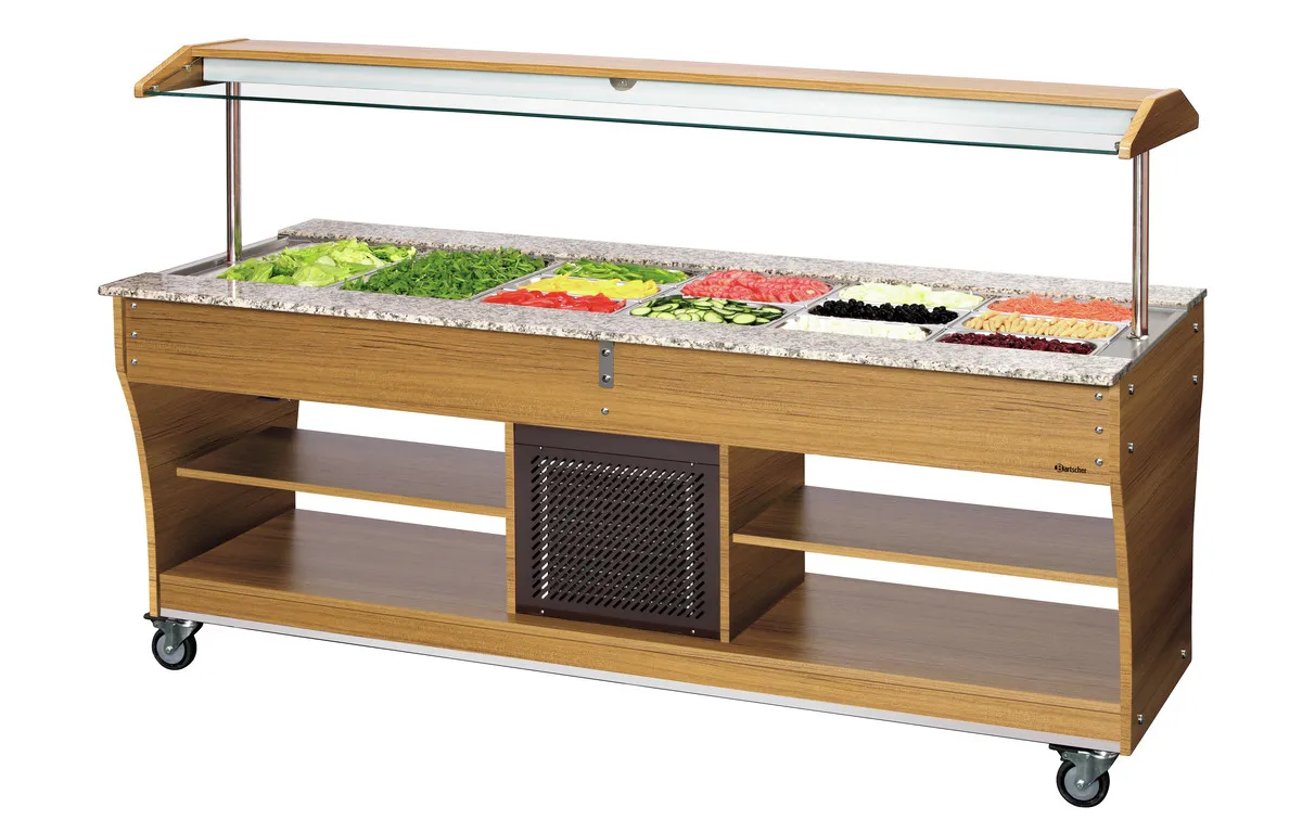 Buffet/Bar Insalate Refrigerato - 6 x GN 1/1
