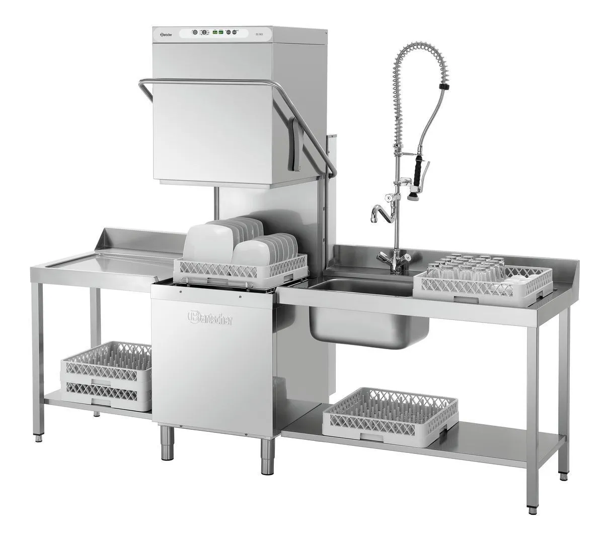 Lavastoviglie a capote DS 500 - 50 x 50 cm