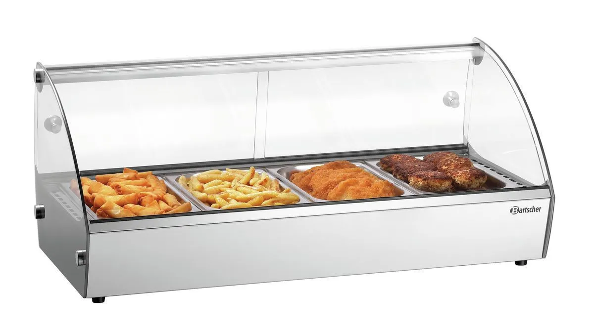 Espositore Riscaldante - 4 GN 1/3