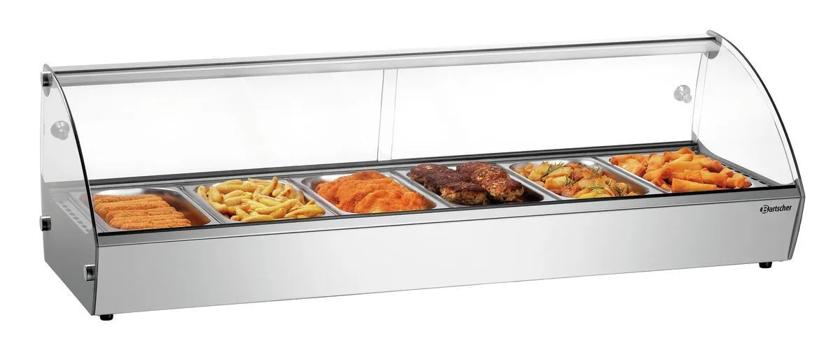 Espositore Riscaldante - 6 GN 1/3