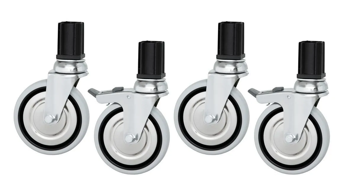 Ruote per Tavolo Inox - Set di 4