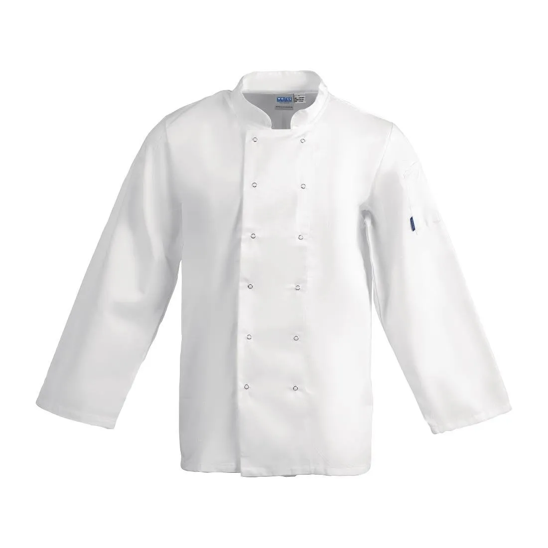 Giacca da cucina unisex bianca a maniche lunghe Vegas - Taglia XL
