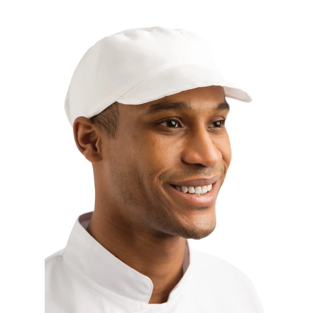 Cappello da panettiere bianco in cotone - Taglia unica