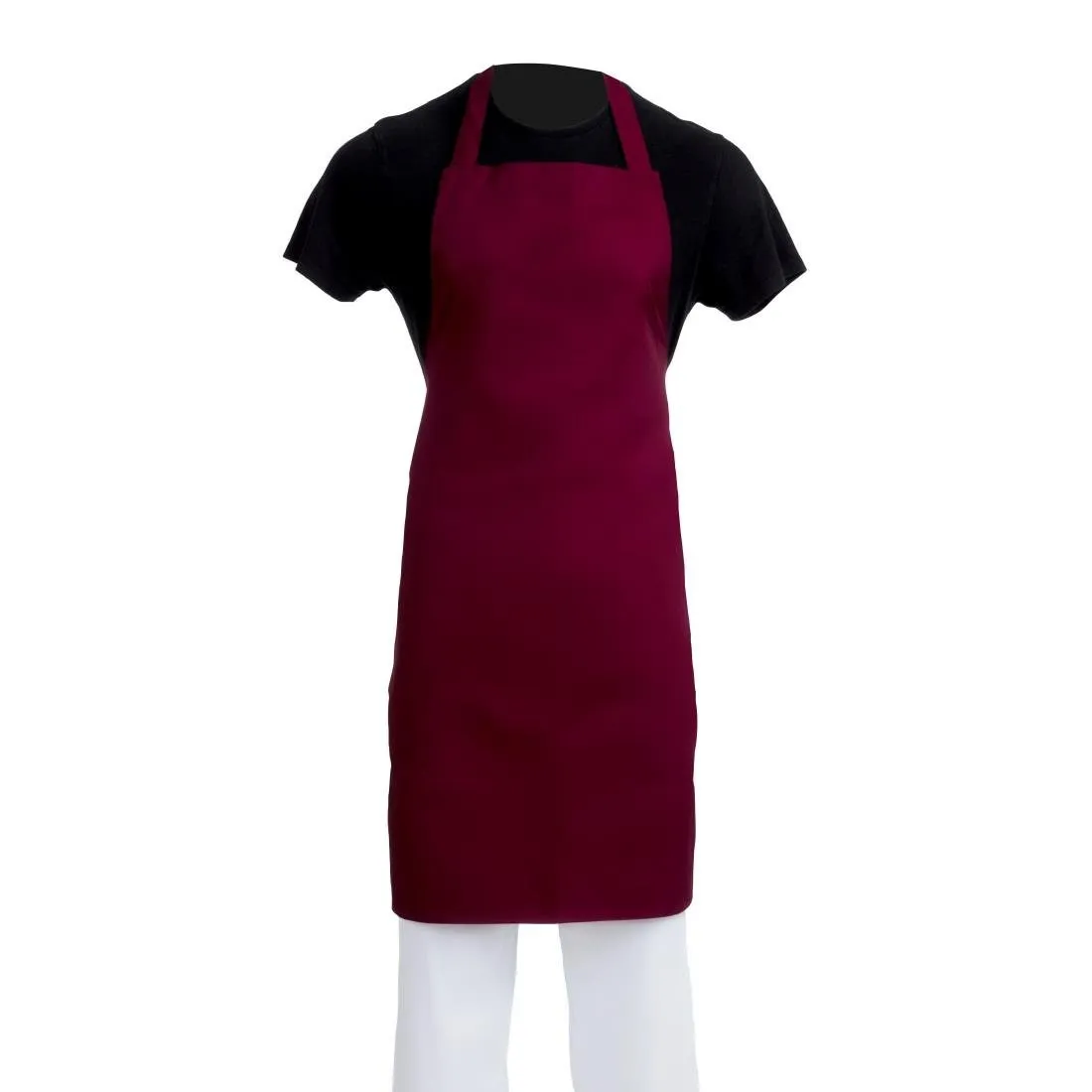 Grembiule Bavaglino Bordeaux in Policotone - 970 x 710 mm