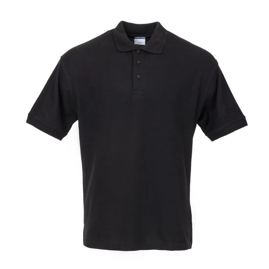 Polo Misto Nero - Taglia L