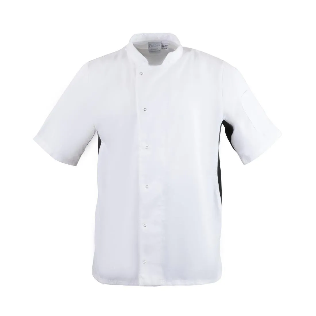 Giacca da cucina unisex nera e bianca Nevada - Taglia M