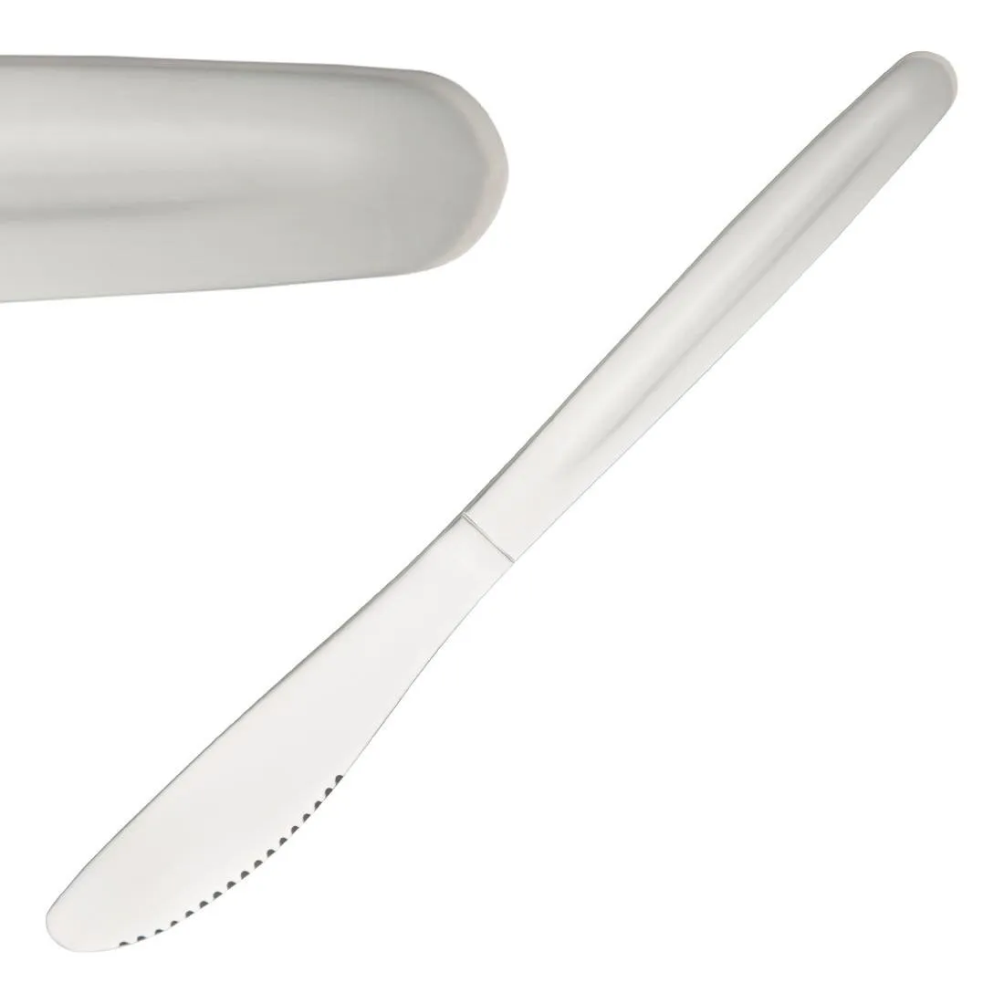 Coltello da dessert Kelso in acciaio inossidabile - Lotto di 12