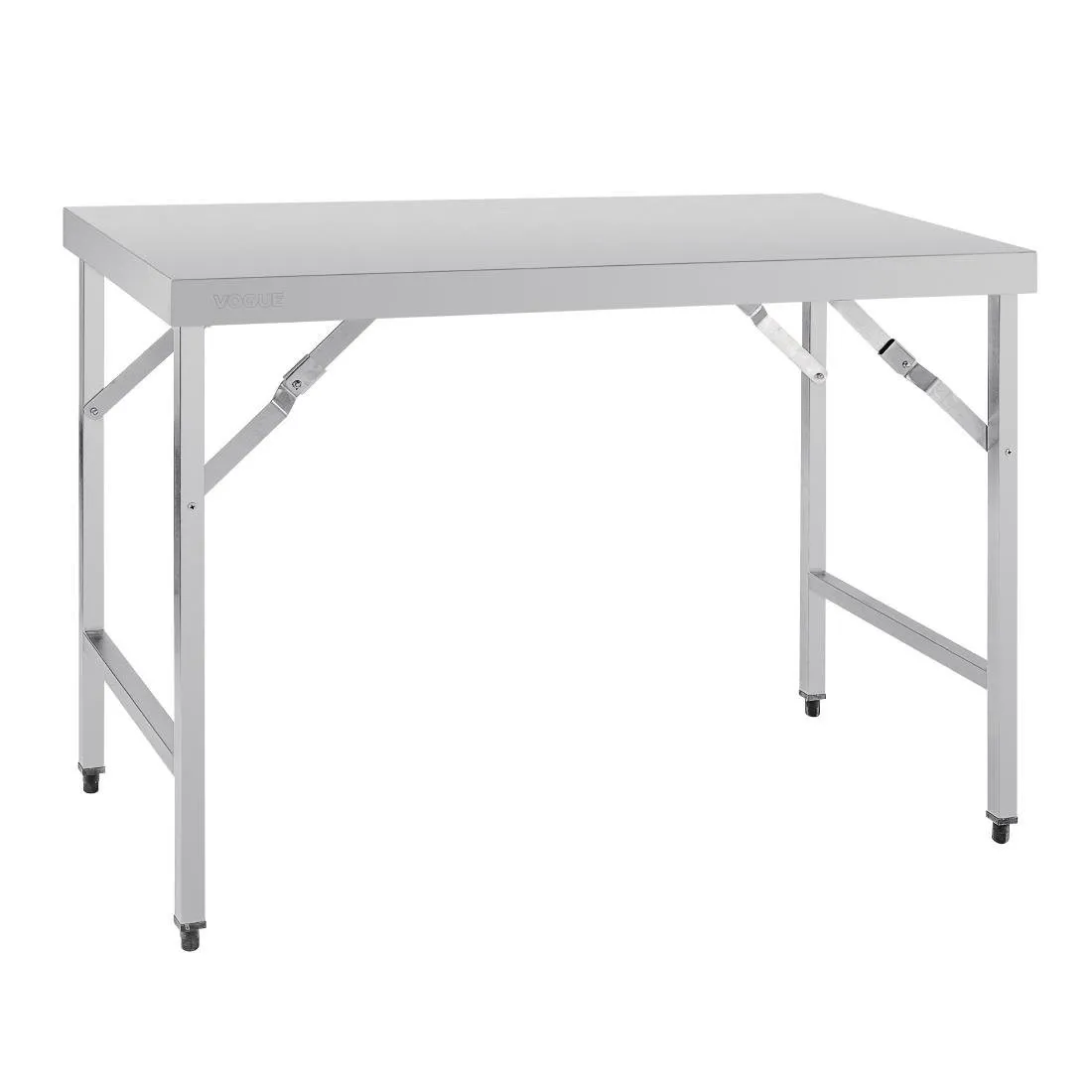 Tavolo pieghevole in acciaio inossidabile - L 1200 x 600 mm