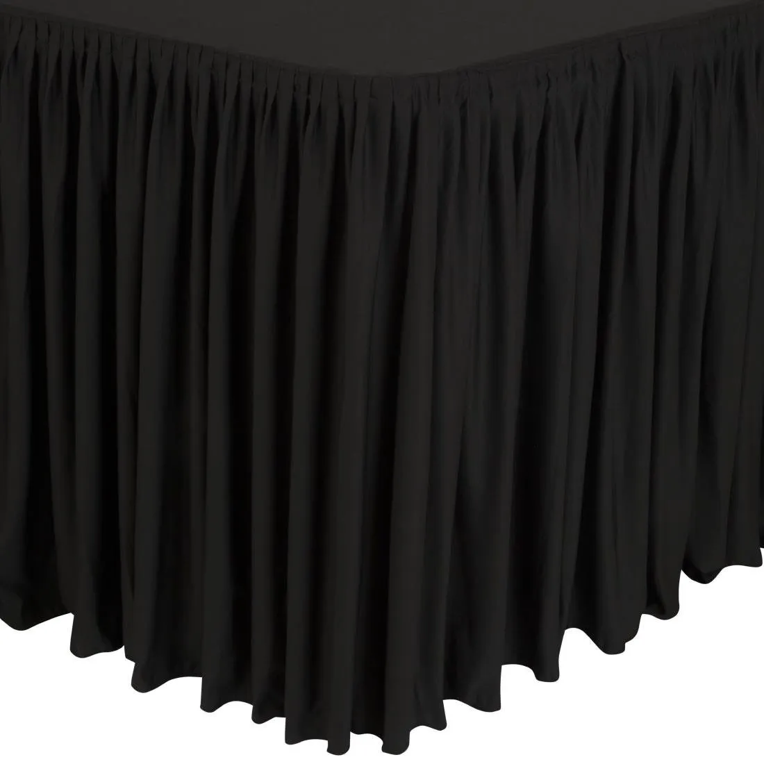 Tovaglia e Gonnellino Rettangolari Neri - 750 x 1820 mm