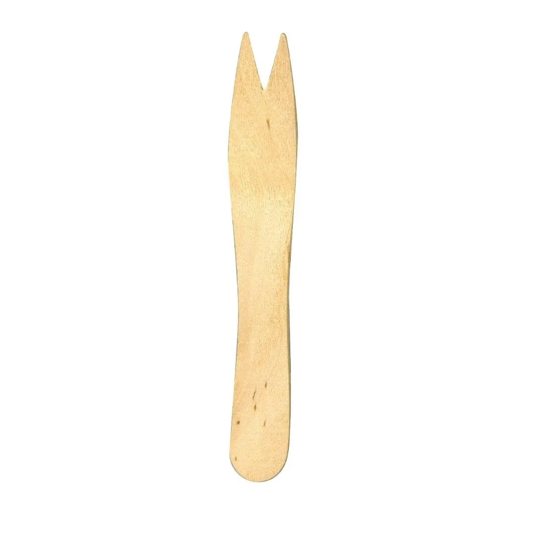 Forchetta in legno biodegradabile da 95 mm - Lotto da 1000