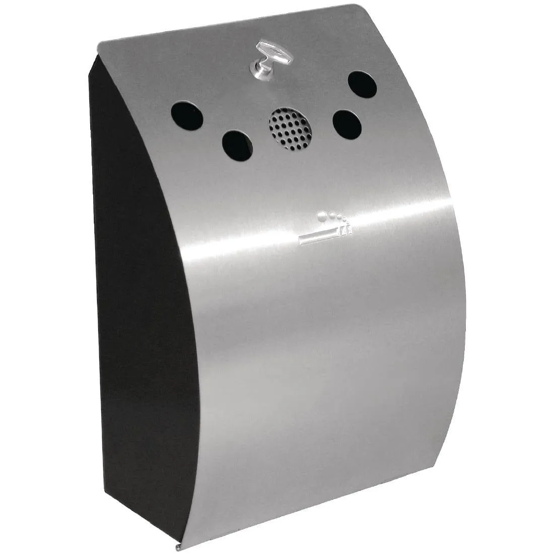 Posacenere da parete in acciaio inossidabile - 245 x 142 mm