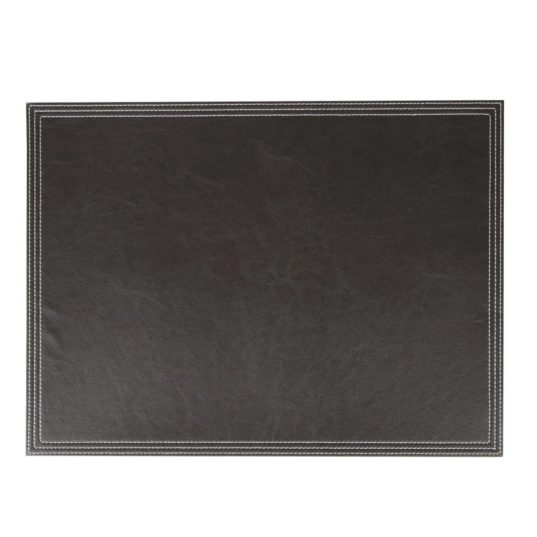 Set da tavola in similpelle marrone - 300 x 400 mm