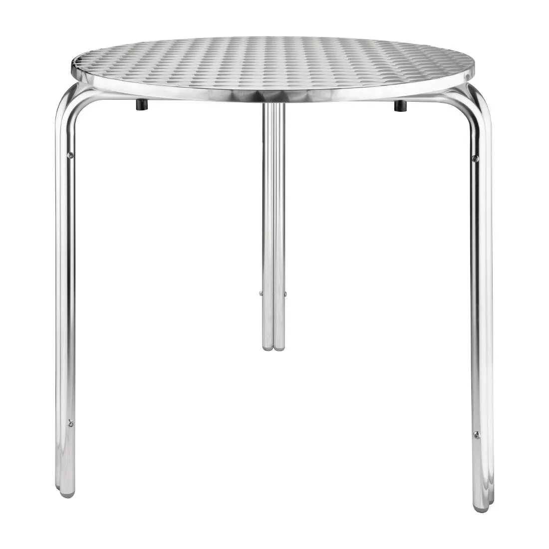 Tavolo Bistrot Rotondo in Acciaio Inox - Ø 700 mm