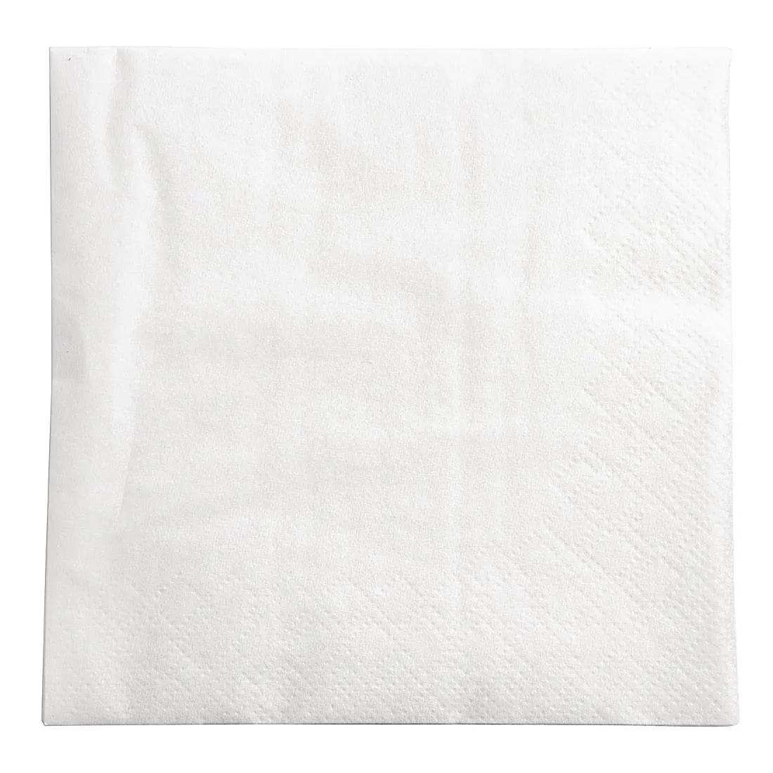 Tovagliolo Cocktail Bianco 2 Pieghe - 240 x 240 mm - Lotto da 1500