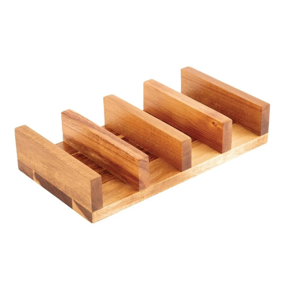 Espositore per panini in acacia - 40 x 150 mm