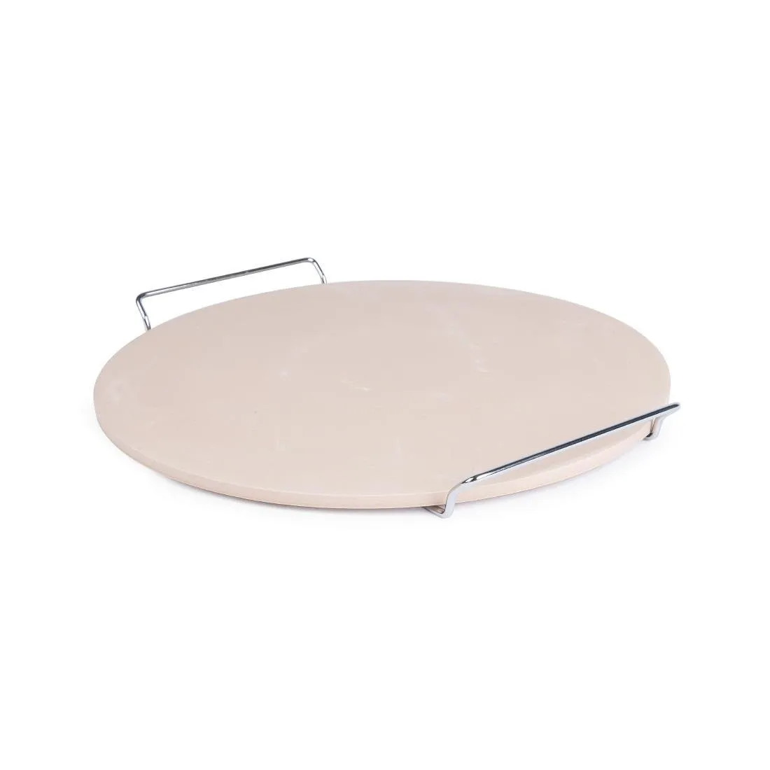 Pietra per pizza rotonda con supporto - Ø 380 mm
