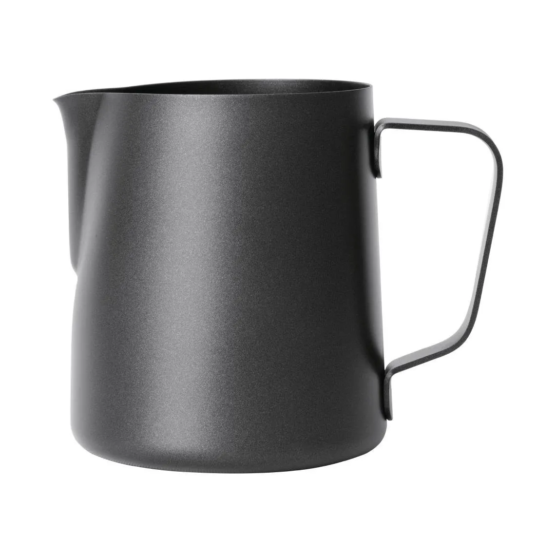Brocca per latte antiaderente nera - 340 ml