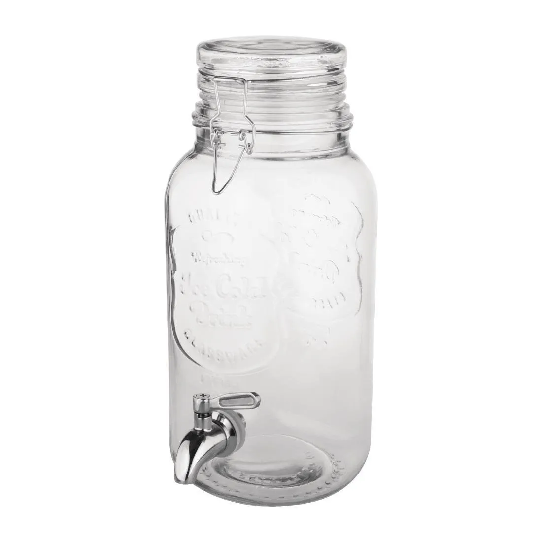 Distributore di Bevande Retrò con Chiusura Metallica - 3,6 L