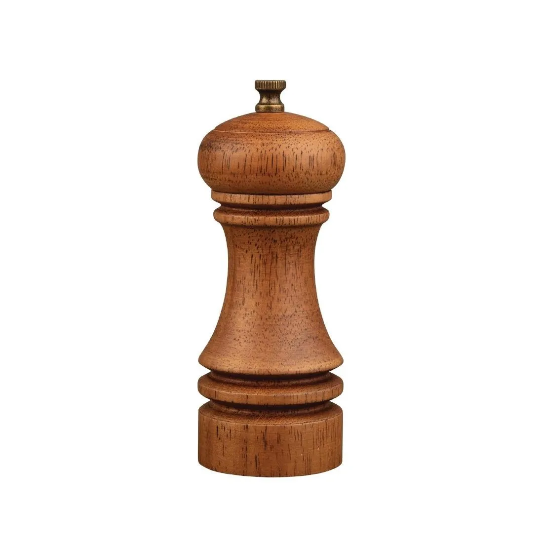 Mulino per sale e pepe in legno effetto invecchiato - H 150 mm