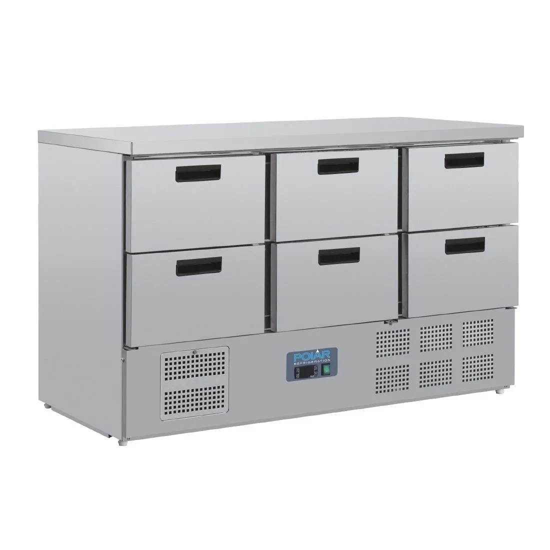 Tavolo Refrigerato Positivo in Acciaio Inox - 6 x GN 1/1