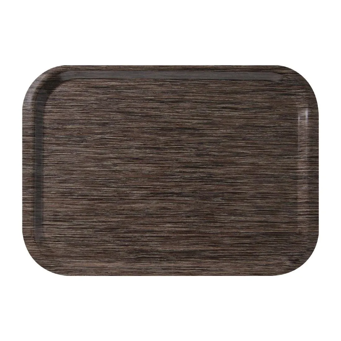 Vassoio da servizio in melamina wengé - 375 x 265 mm