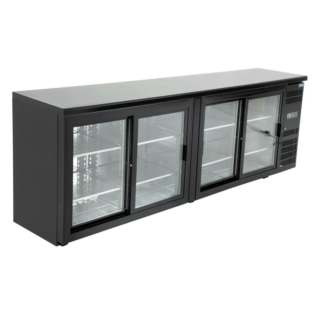 Retrobar Refrigerato - 4 Porte Scorrevoli in Vetro - 698 L