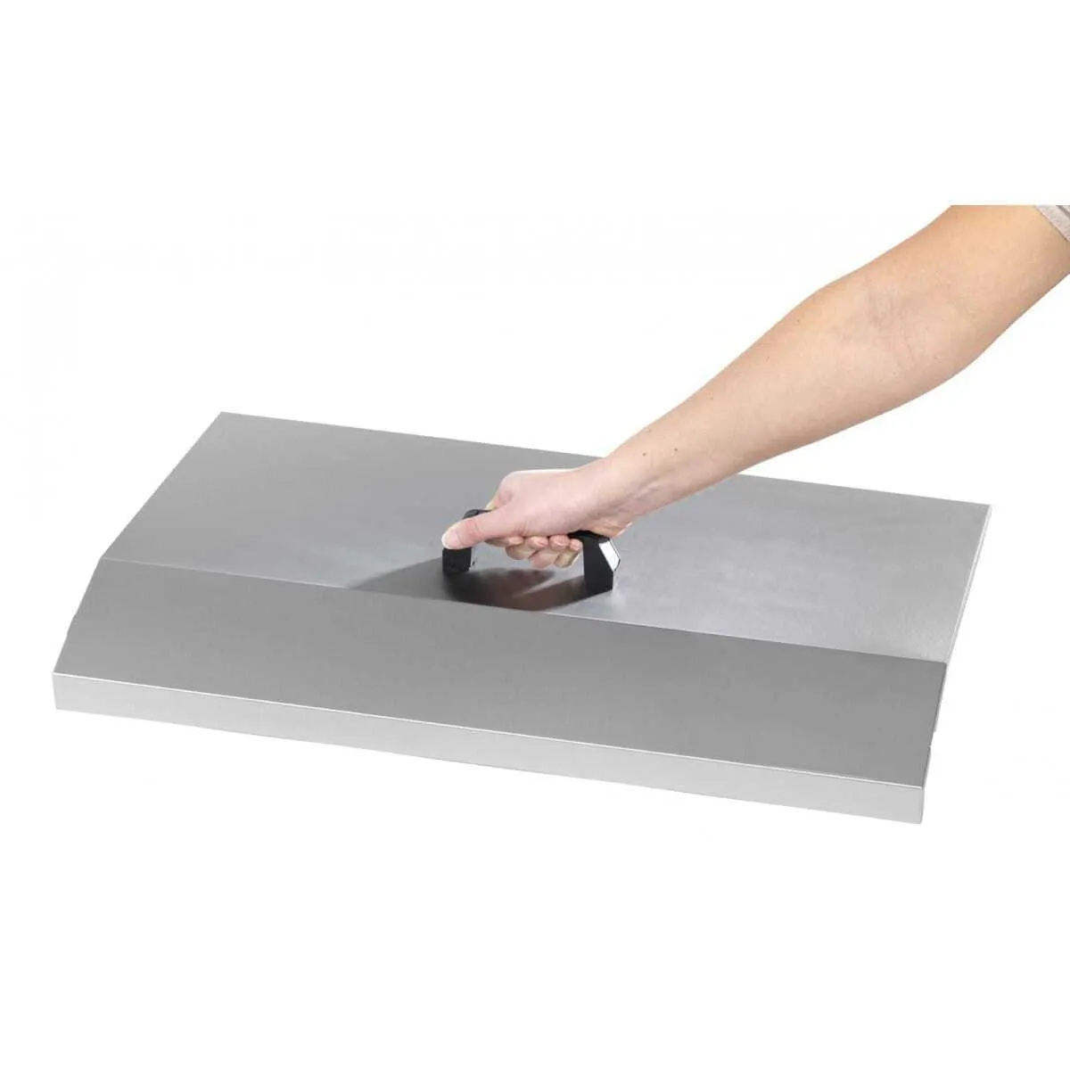 Cappuccio Inox per Plancha con Piastra in Ghisa Smaltata