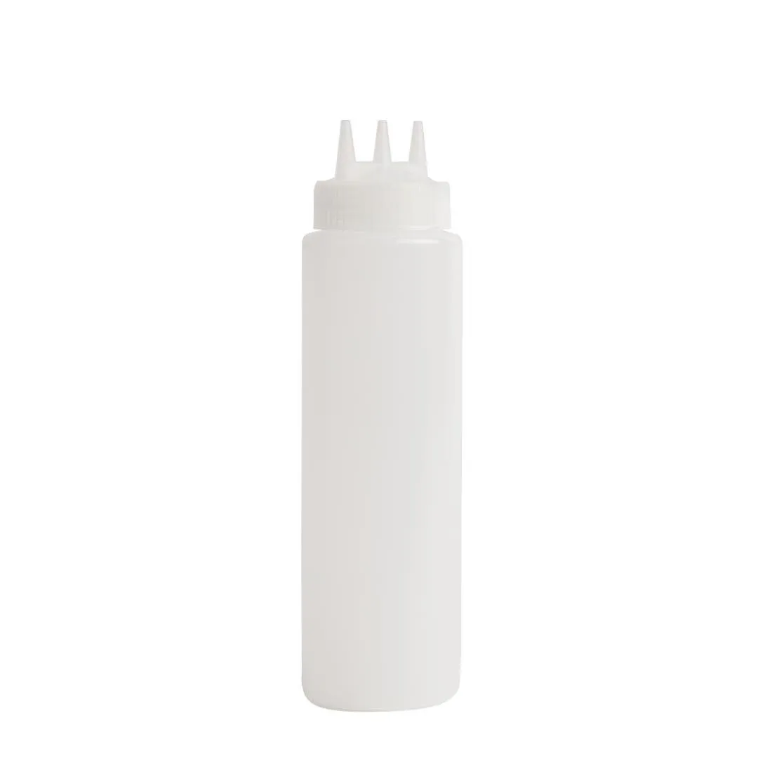 Bottiglia Flessibile Trasparente 3 Tappi - 681 ml