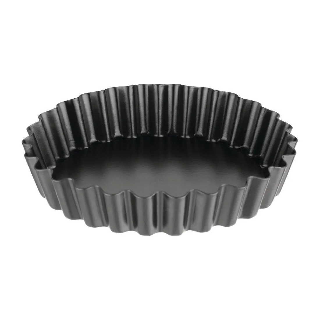 Stampo per Tartelette Cannelé antiaderente con fondo removibile - ø 10 cm - Set da 3