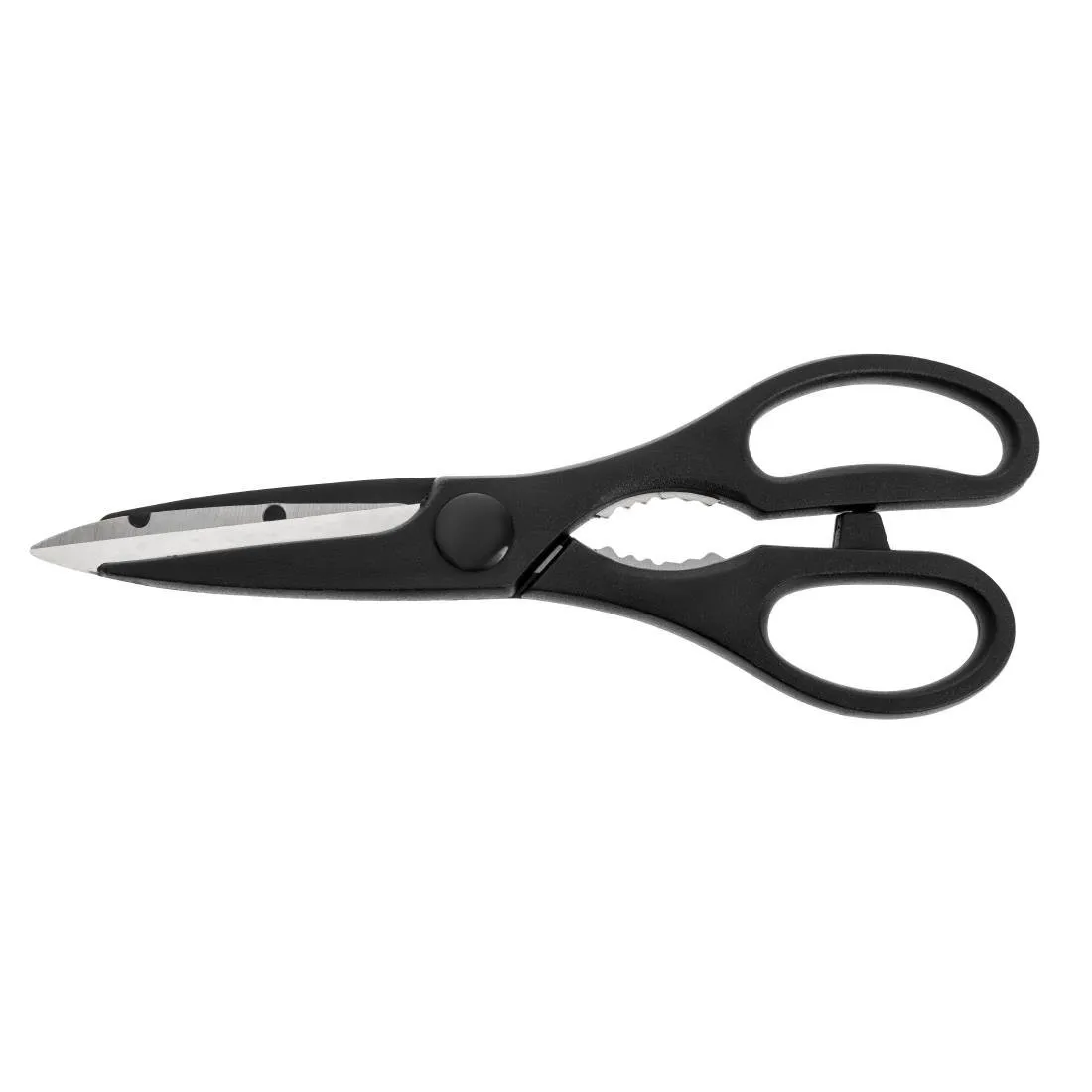 Forbici da cucina con lama dentata - L 180 mm