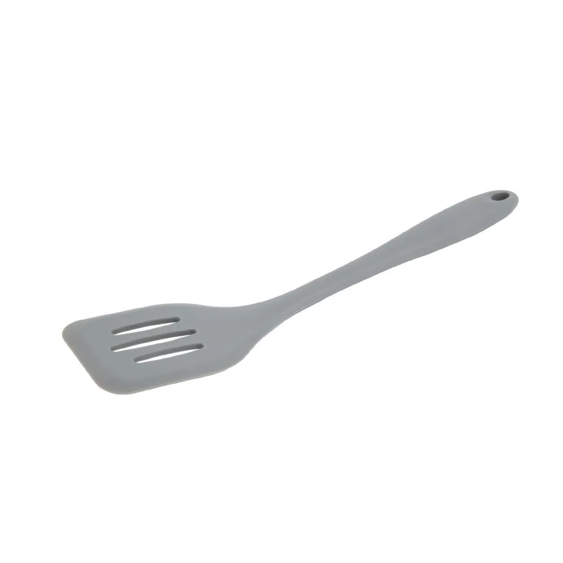 Spatola forata in silicone grigio ad alta temperatura - 29,5 cm