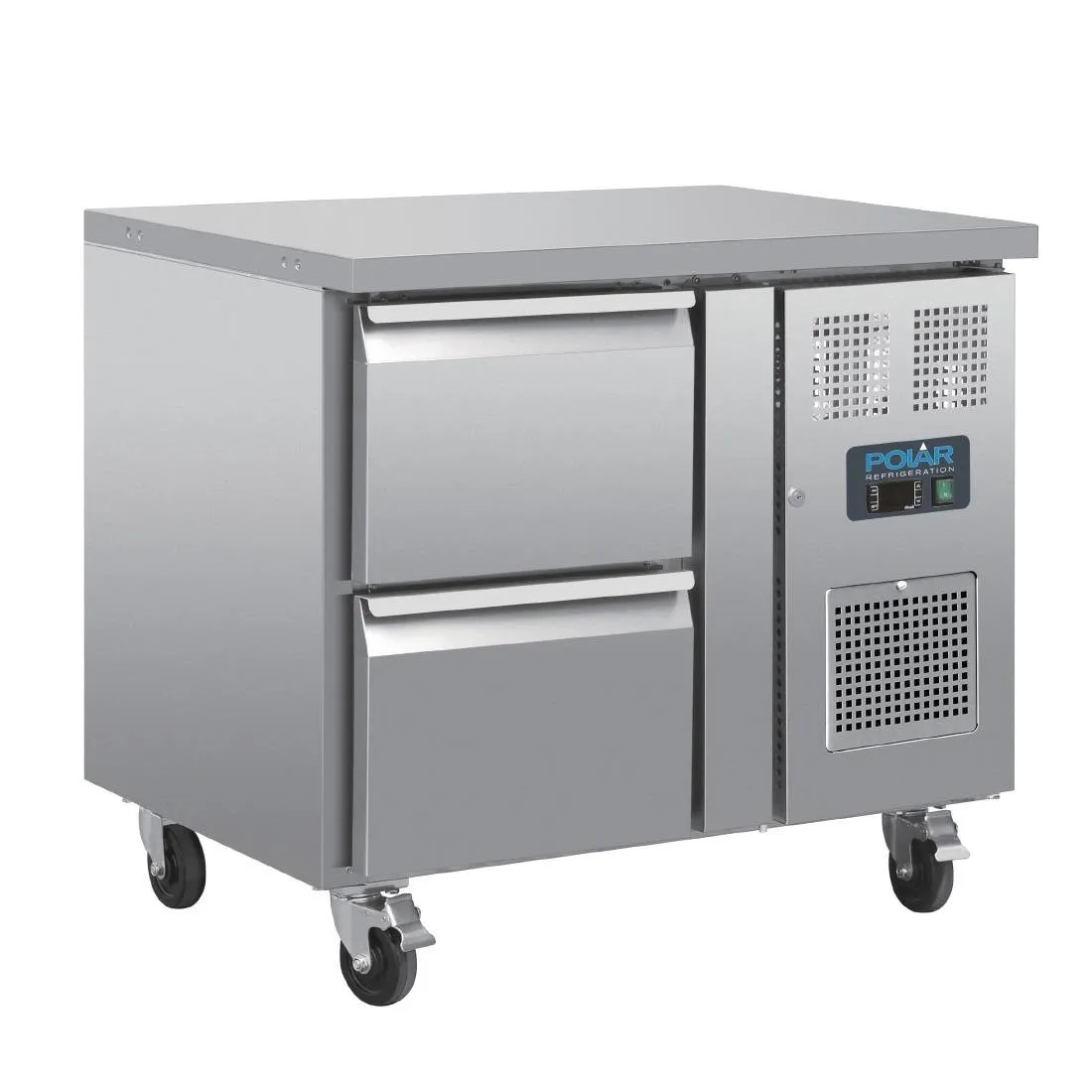 Tavolo refrigerato GN 1/1 ventilato 2 cassetti Serie U - 124 L