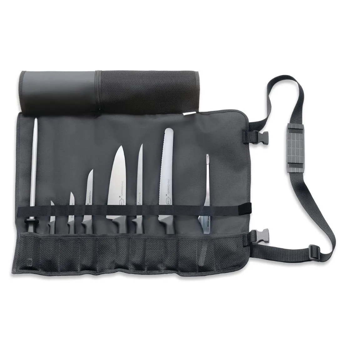 Set di 8 coltelli Pro con custodia