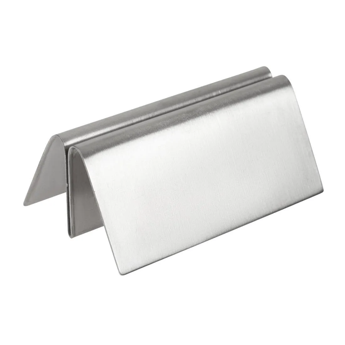 Porta-menu in acciaio inossidabile triangolare