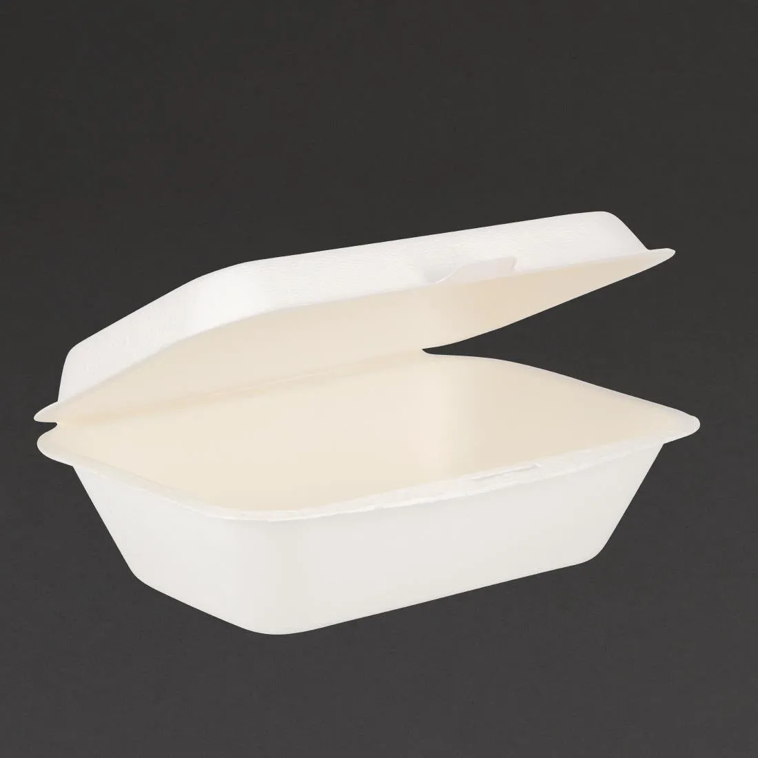 Barquette a cerniera in bagassa compostabile - 500 ml - Lotto da 250