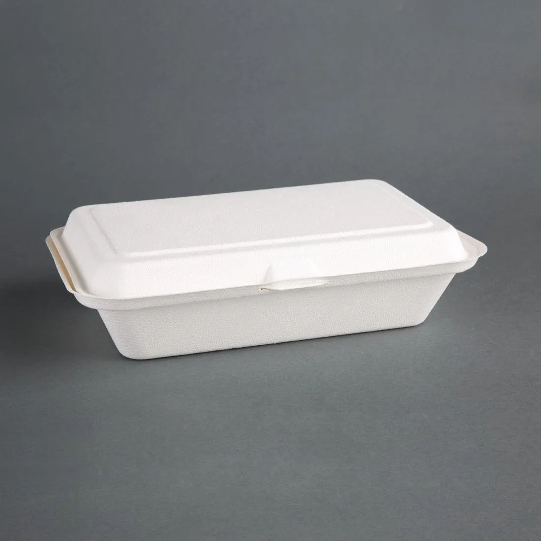 Barquette a cerniera in bagassa compostabile - L 248mm - Lotto da 250