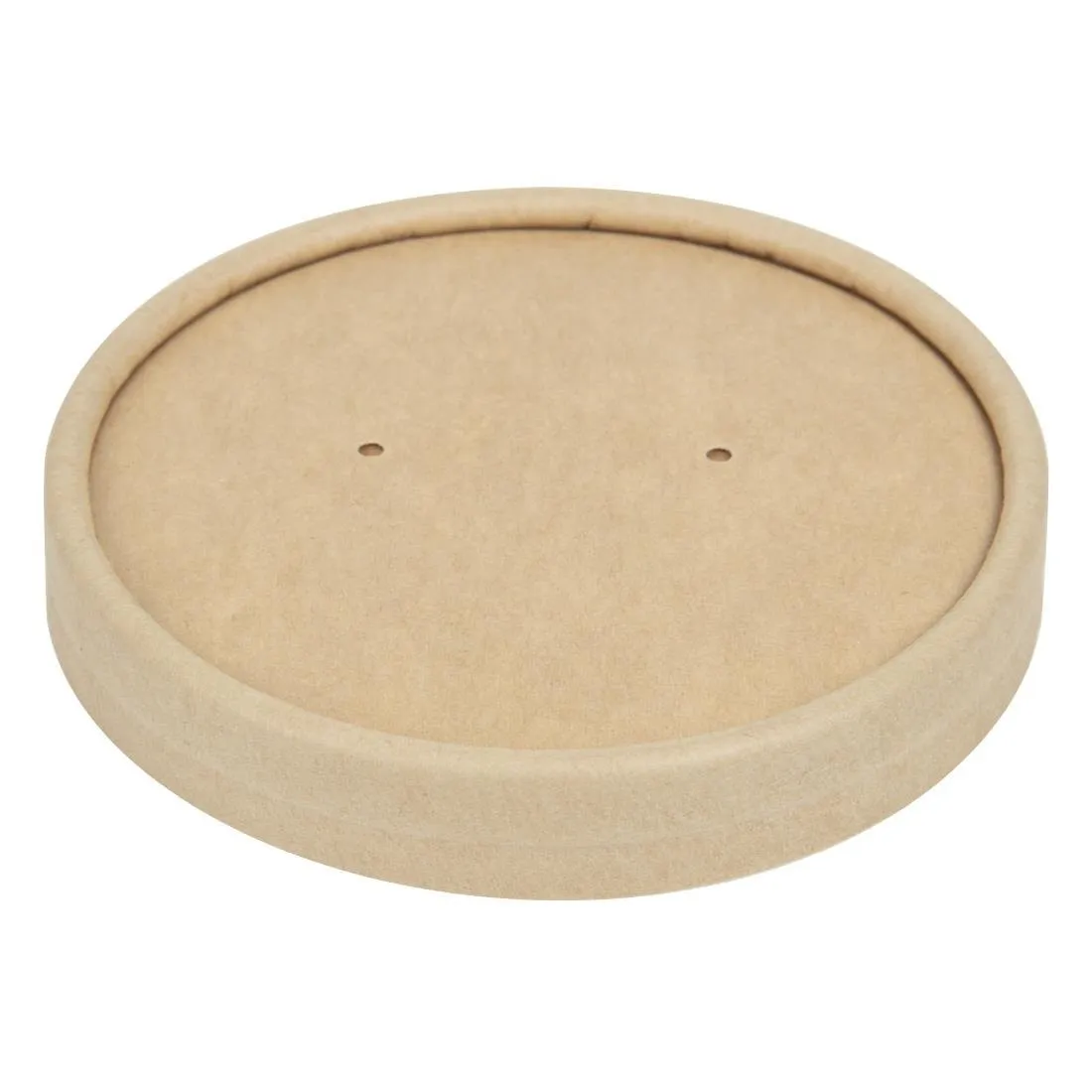 Coperchi per Ciotole di Zuppa Kraft Riciclabili per Microonde 225ml e 350ml - Confezione da 500