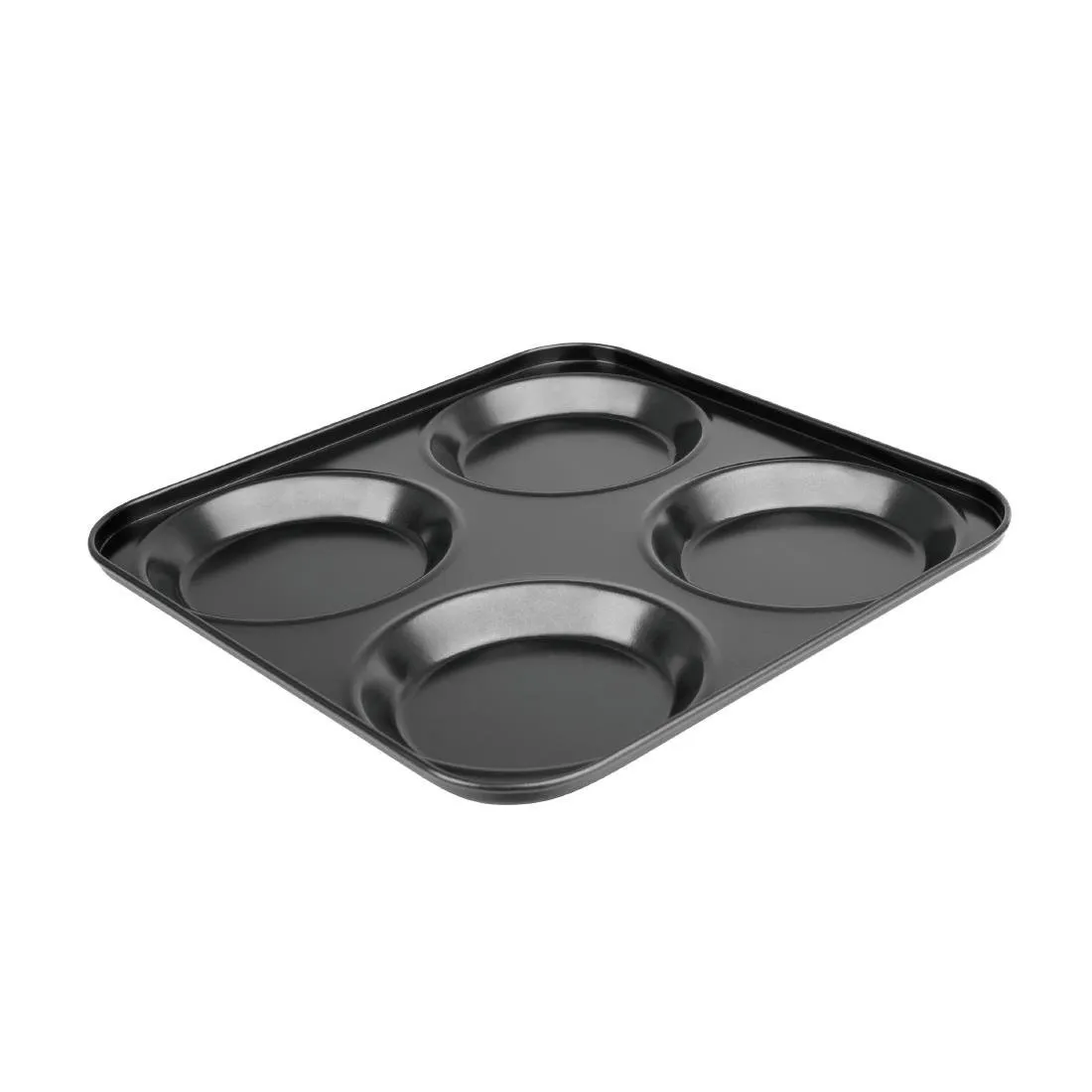 Piastra antiaderente con 4 stampi rotondi - L 235 x P 235mm