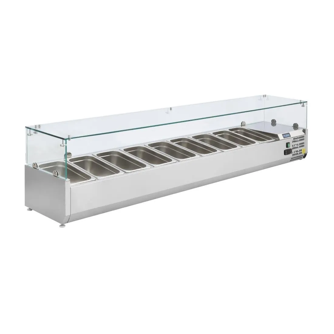 Vetrina refrigerata per ingredienti - 9 vaschette GN 1/3