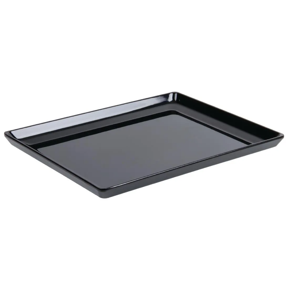 Vassoio in melamina Float nero GN1/1