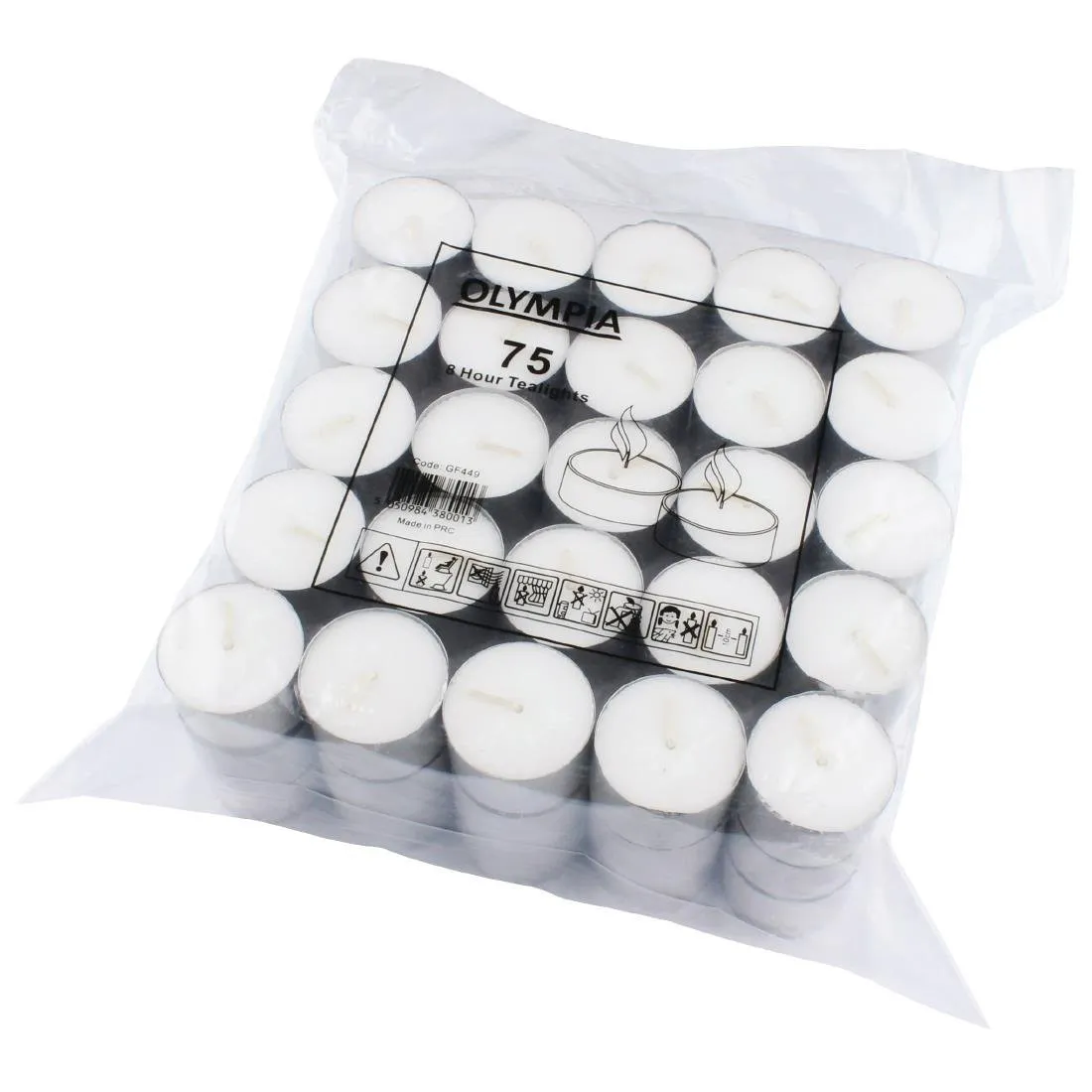 Candele Scaldavivande 8 Ore Ø 40 mm - Confezione da 75