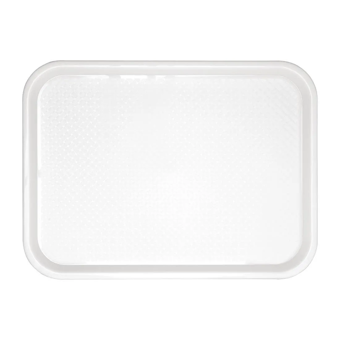 Vassoio Fast Food in Plastica Bianca 345 x 265mm